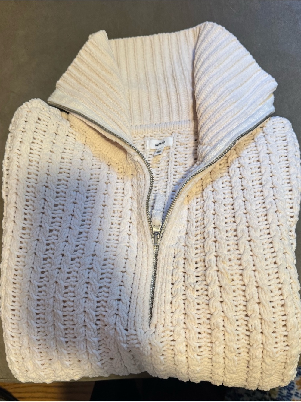 Aerie quarter zip women’s sweater